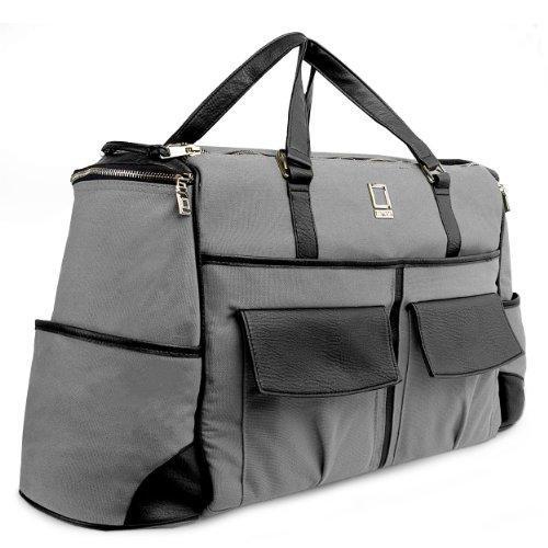 Alpaque Water-Resistant Duffle Bag for 15.6 Inch Laptop - Compatible with MacBook, Dell Inspiron, Acer Aspire, Toshiba Satellite, ASUS ROG, HP Flip - Perfect for Travel, Gym & Business Commute