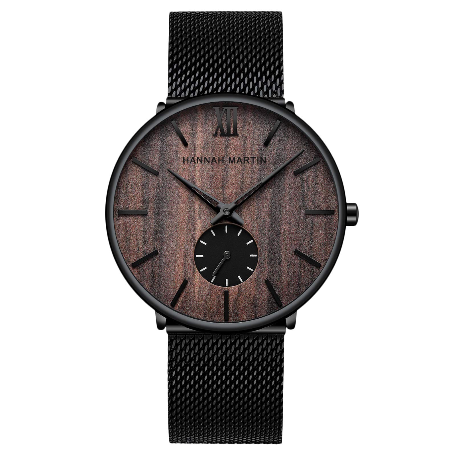 RORIOS Men's Analog Quartz Watch - Minimalist Ultra Thin Stainless Steel Mesh Band Dress Watch for Business & Casual Wear | Perfect for Office, Date Night & Formal Events
