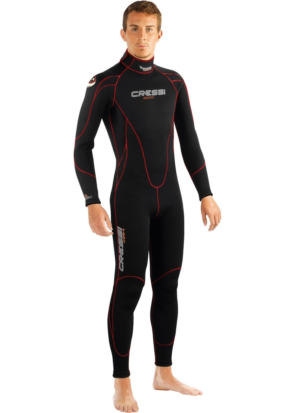 Cressi MAYA 5mm Neoprene Wetsuit for Men - Scuba Diving, Snorkeling & Water Sports | Premium Thermal Protection for Cold Water Activities
