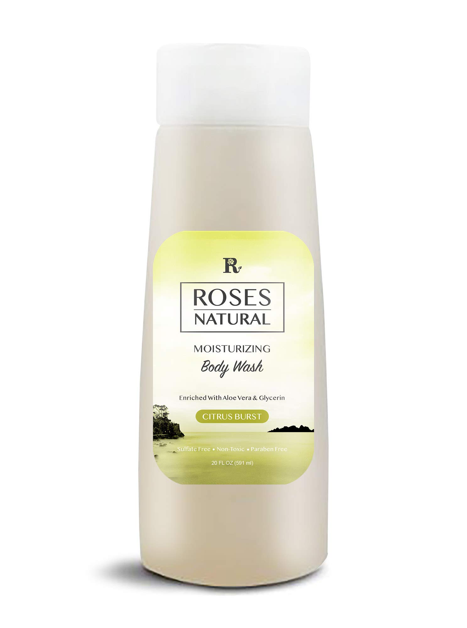 Moisturizing Natural Body Wash with Citrus Burst - Hydrating & Refreshing Shower Gel for Dry Skin - Perfect for Daily Use & Spa-Like Bath Experience