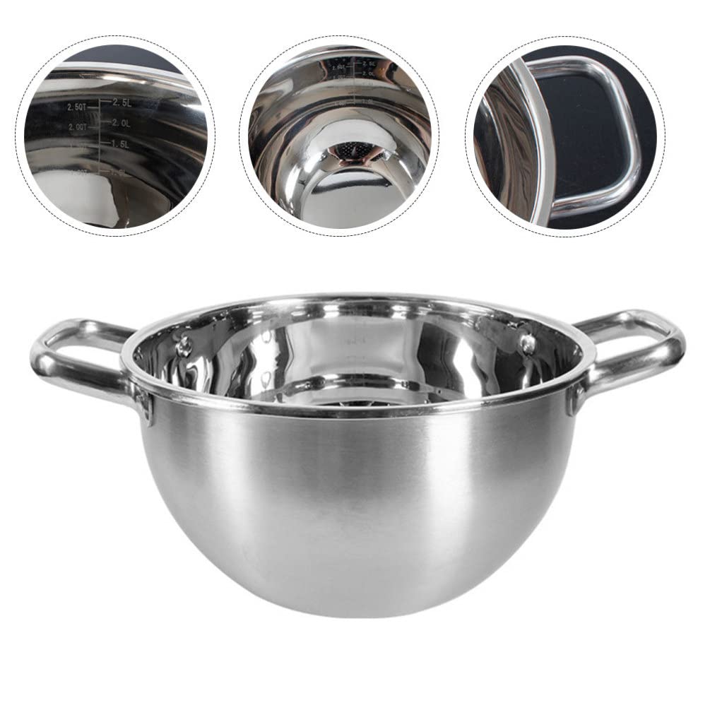 1pc Stainless Steel Shabu-Shabu Hot Pot - Multi-Functional Cooking Pot for Kitchen & Restaurant Use - Anti-Scald Design - Perfect for Home Cooking, Asian Cuisine & Hot Pot Parties