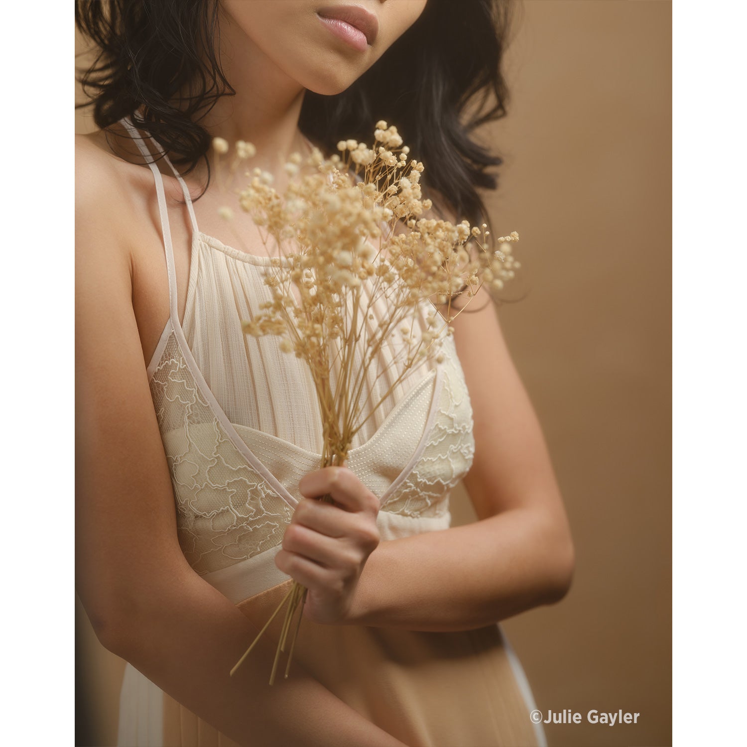 Wrinkle Resistant Brown Sugar Photography Backdrop 9' x 10' - Perfect for Studio Portraits, Baby Showers & Wedding Photography