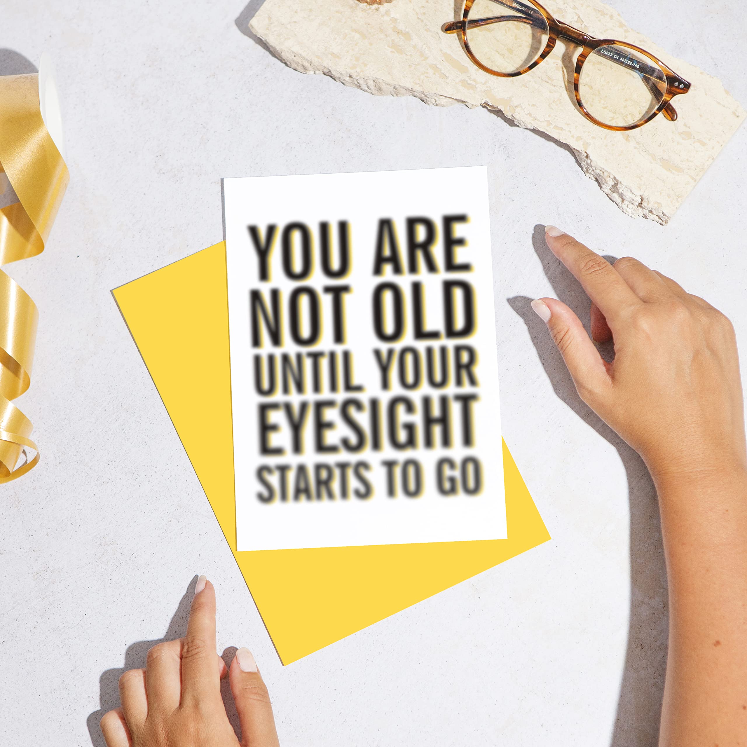 Funny Birthday Card for Dad & Mum - Novelty Gift with Recyclable Envelope - A5 Size for Parties