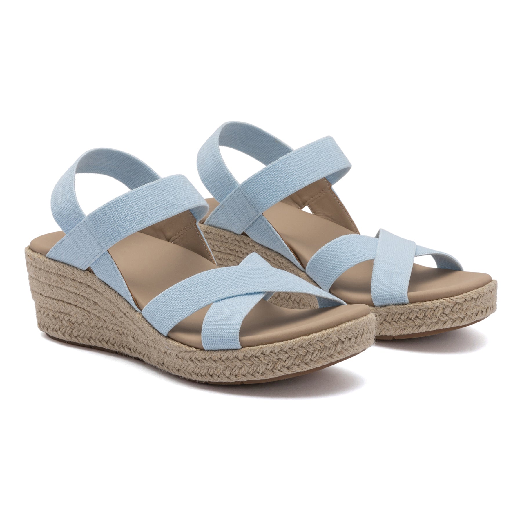 Abeo Riviera Stretch Light Blue Shoes - Comfortable & Stylish for Walking, Travel & Casual Wear