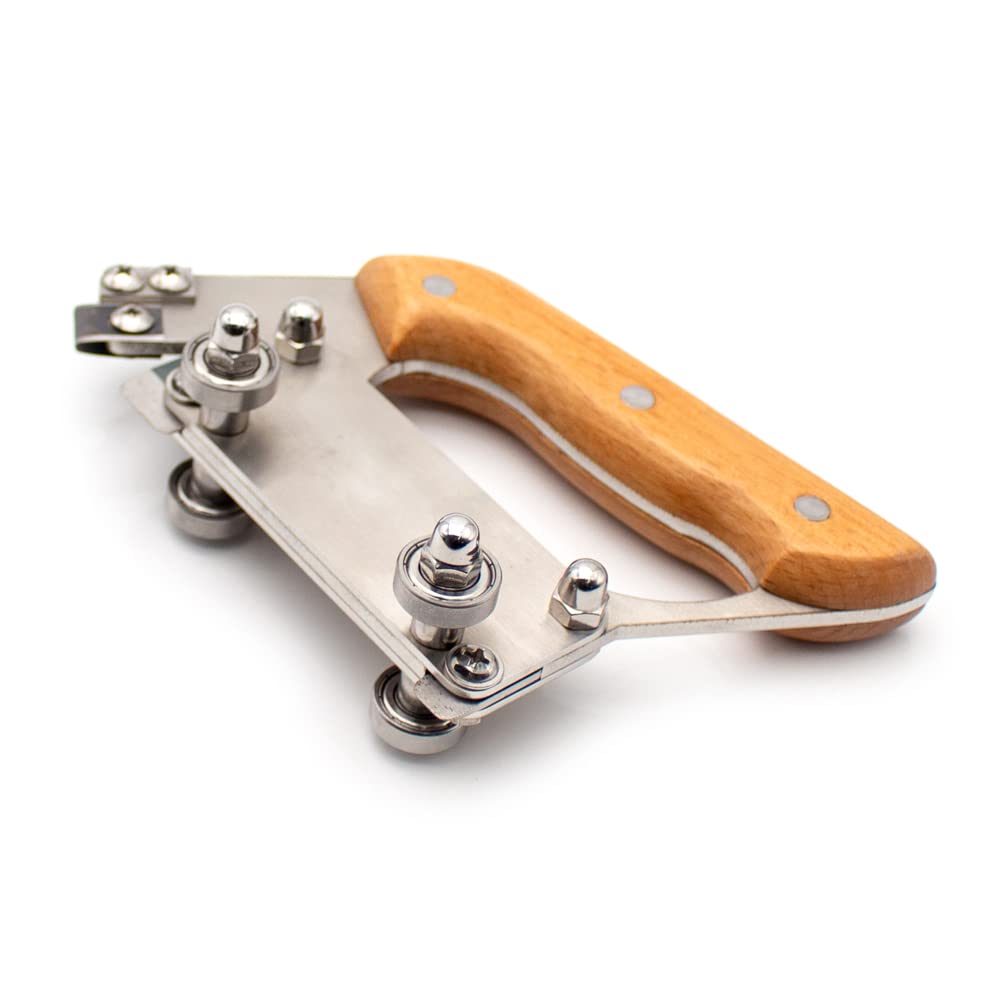 Professional PVC Plastic Floor Construction Tools - Rubber Carpet Wheeled Groover for Vinyl Flooring | 0-3MM Adjustable Depth Grooving Slotting Machine | Perfect for DIY Home Renovation & Professional Floor Installation