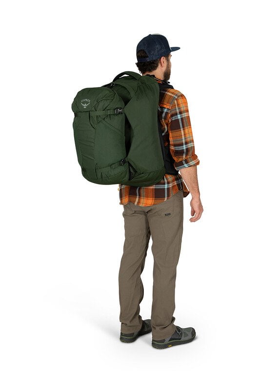 Osprey Farpoint 55 Travel Backpack for Men - Lightweight Hiking & Airplane Carry-On Backpack with Laptop Compartment | Perfect for International Travel, Camping & Outdoor Adventures
