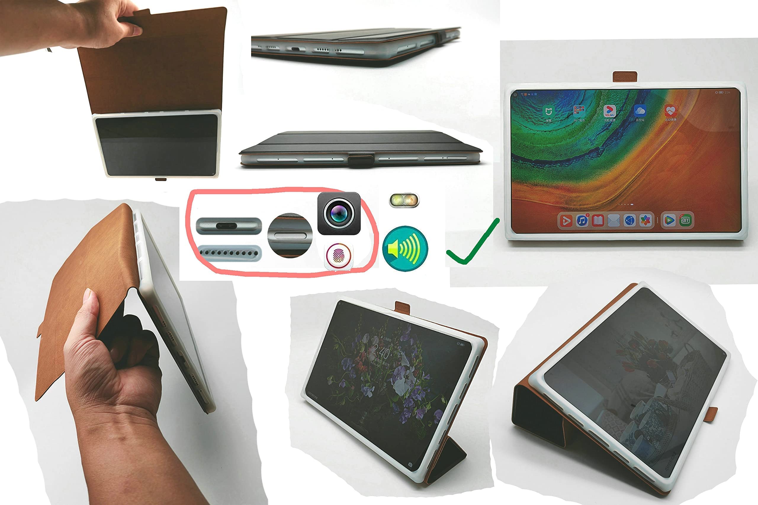 Premium Tablet Case for Lenovo M10 FHD REL LTE - Slim Protective Stand Cover with Auto Wake/Sleep | Perfect for Work, Travel & Entertainment