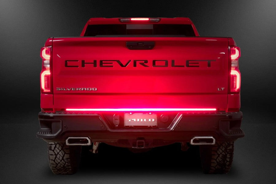 Putco Blade 60-inch Red LED Light Bar for Cheverolet Silverado & Sierra - Direct Plug N Play Installation - Off-Road & Truck Customization Accessory