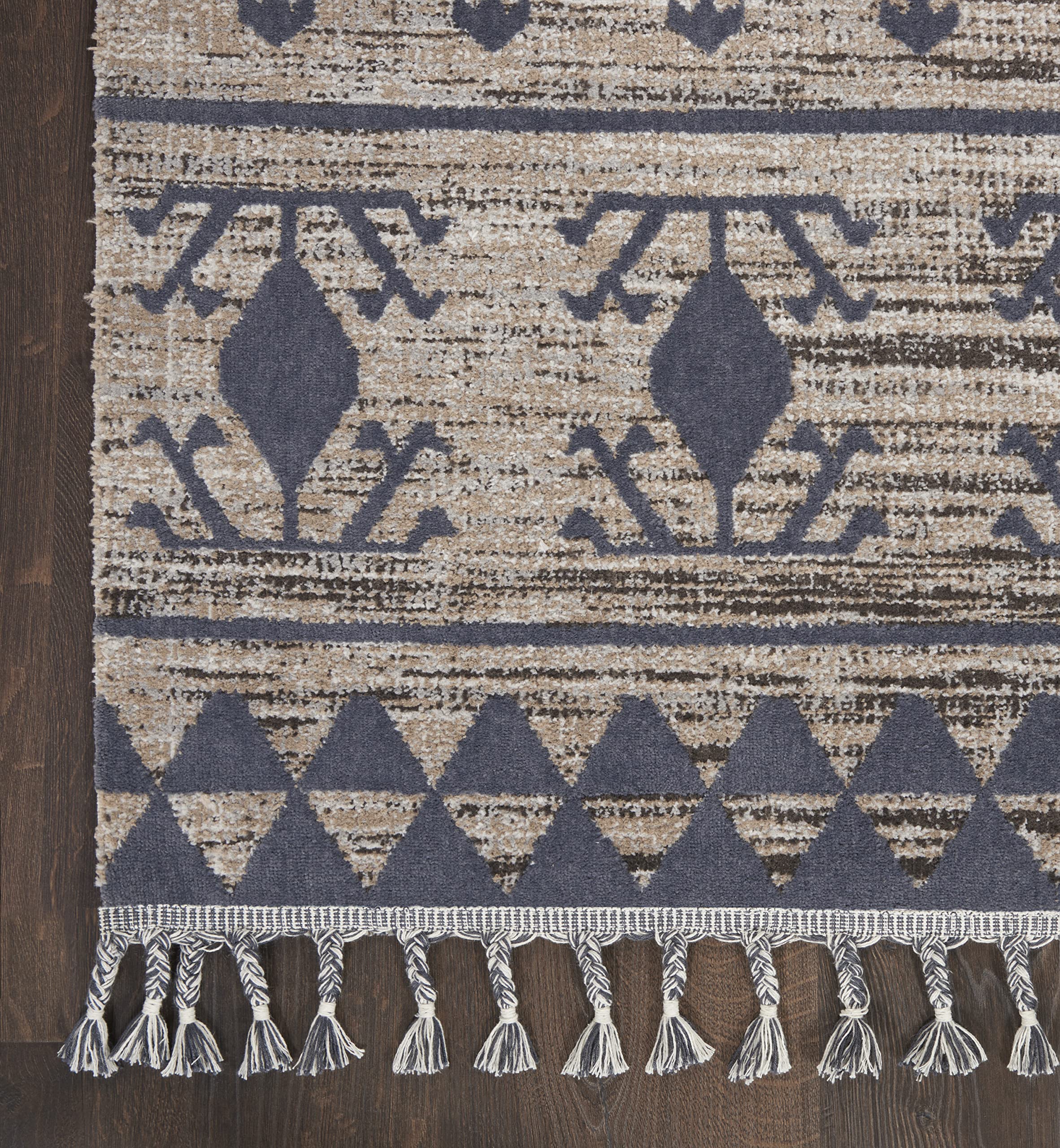 Nourison Asilah Mocha/Charcoal 7'10