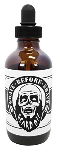 Grave Before Shave Original Beard Oil for Men - Natural Conditioning & Grooming Oil for Soft, Healthy Facial Hair - Perfect for Daily Beard Care & Styling