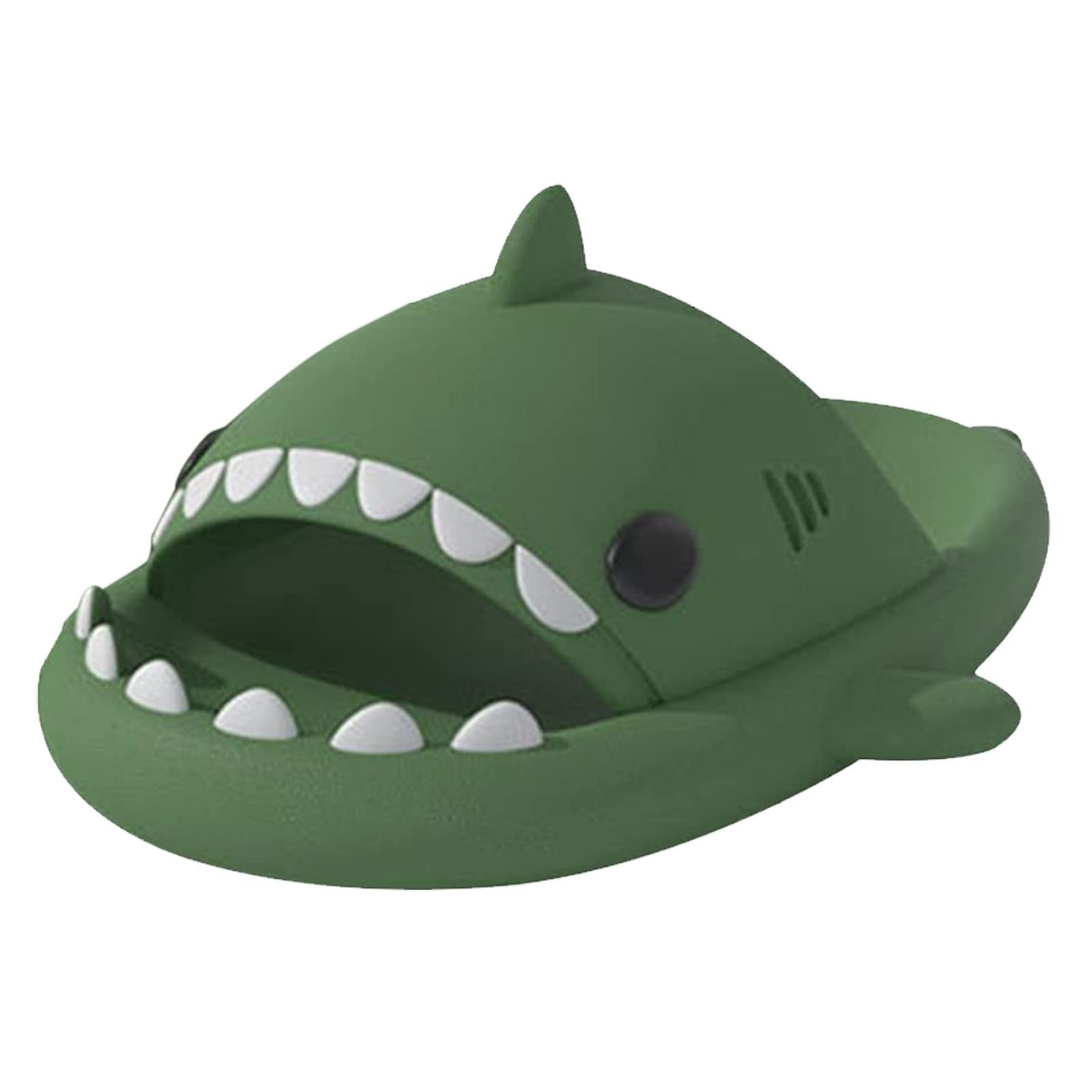 Cute Shark Slippers for Women & Men - Novelty Open-Toe Slides with Lightweight Sole - Summer Casual Beach Sandals - Lavender House Shoes for Indoor/Outdoor Use - Perfect for Poolside, Beach Vacations & Lounge Wear