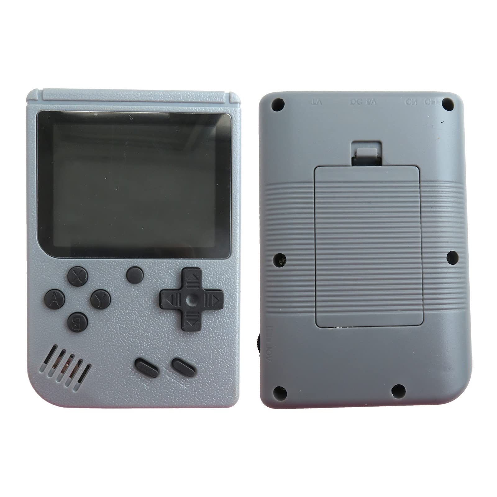 JRSHOME 500-in-1 Classic Retro Handheld Game Console - 8-bit FC Portable Video Game Player with Built-in Games, Gray (1 Player) | Perfect Gift for Kids & Adults | Portable Entertainment for Travel, Commute & Home Play