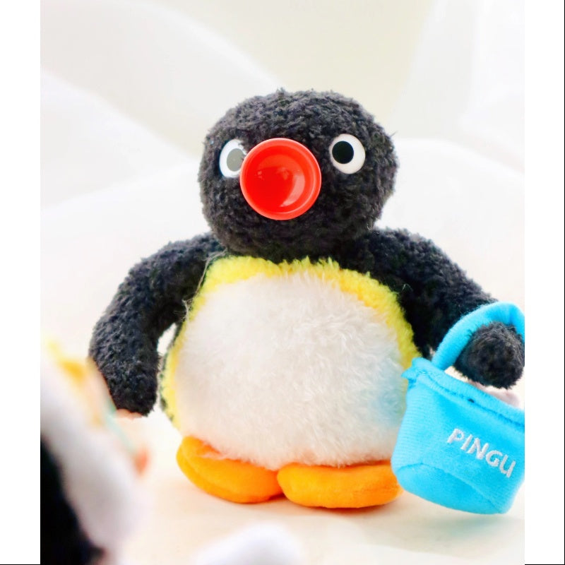 Baby MOLLY Pingu Happy Fishing Series Vinyl Plush Pendant Toy - Big Harvest Catch - Cute Stuffed Animal Gift for Kids & Collectors - Perfect for Nursery Decor, Birthday Presents & Anime Fans