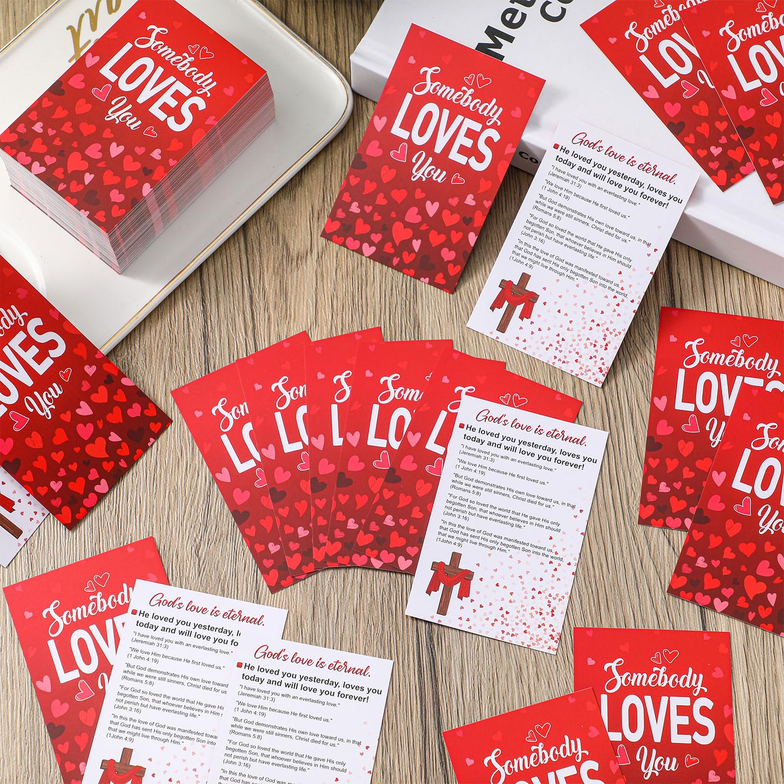 200 Pcs Gospel Tract Cards - Christian Inspirational Bible Verses for Prayer & Gifting