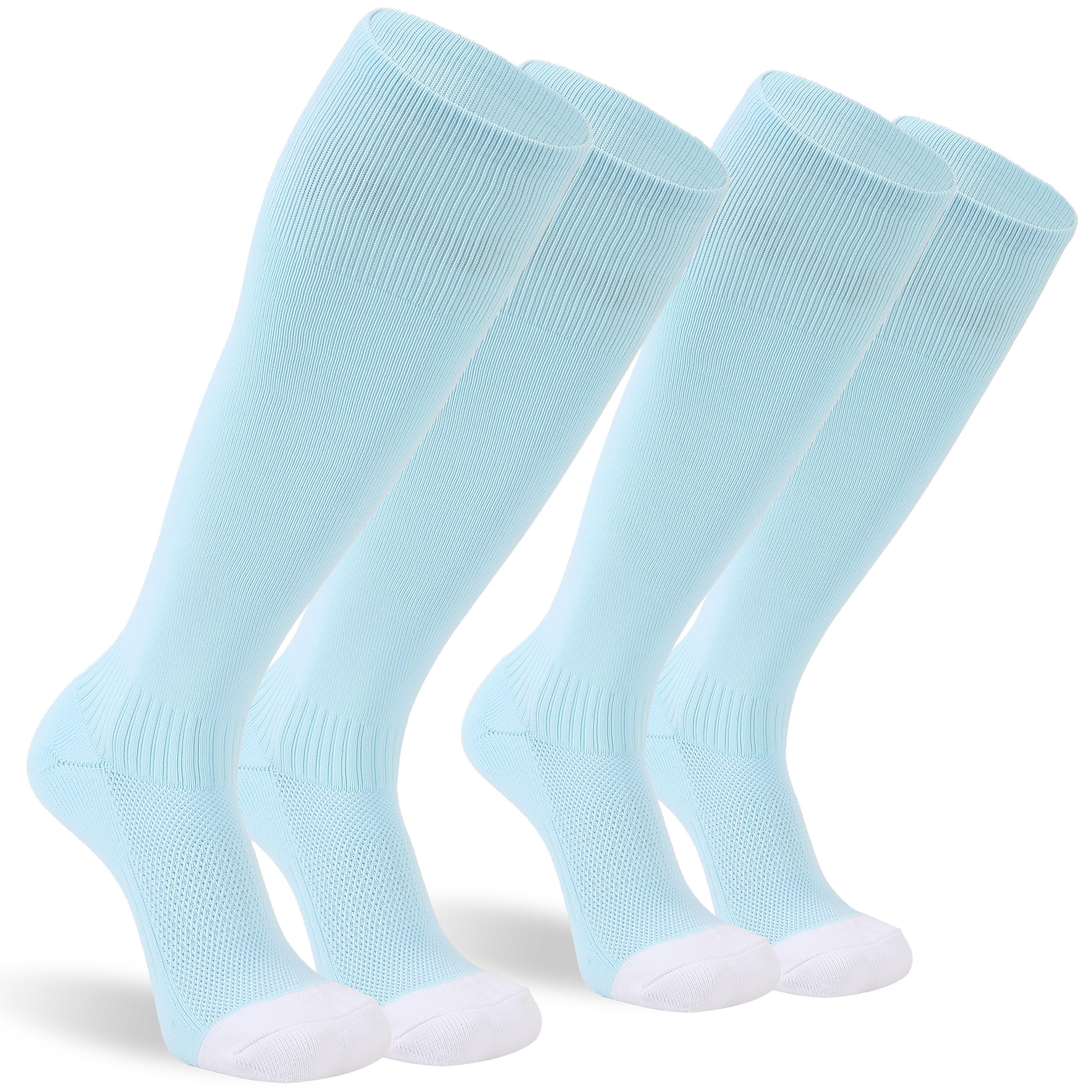 Sunew Multi-Sport Athletic Socks 2/3 Pack - Soccer Baseball Softball Football Volleyball Socks for Youth & Adults (4 Sizes) - Perfect for Training, Games & Team Sports