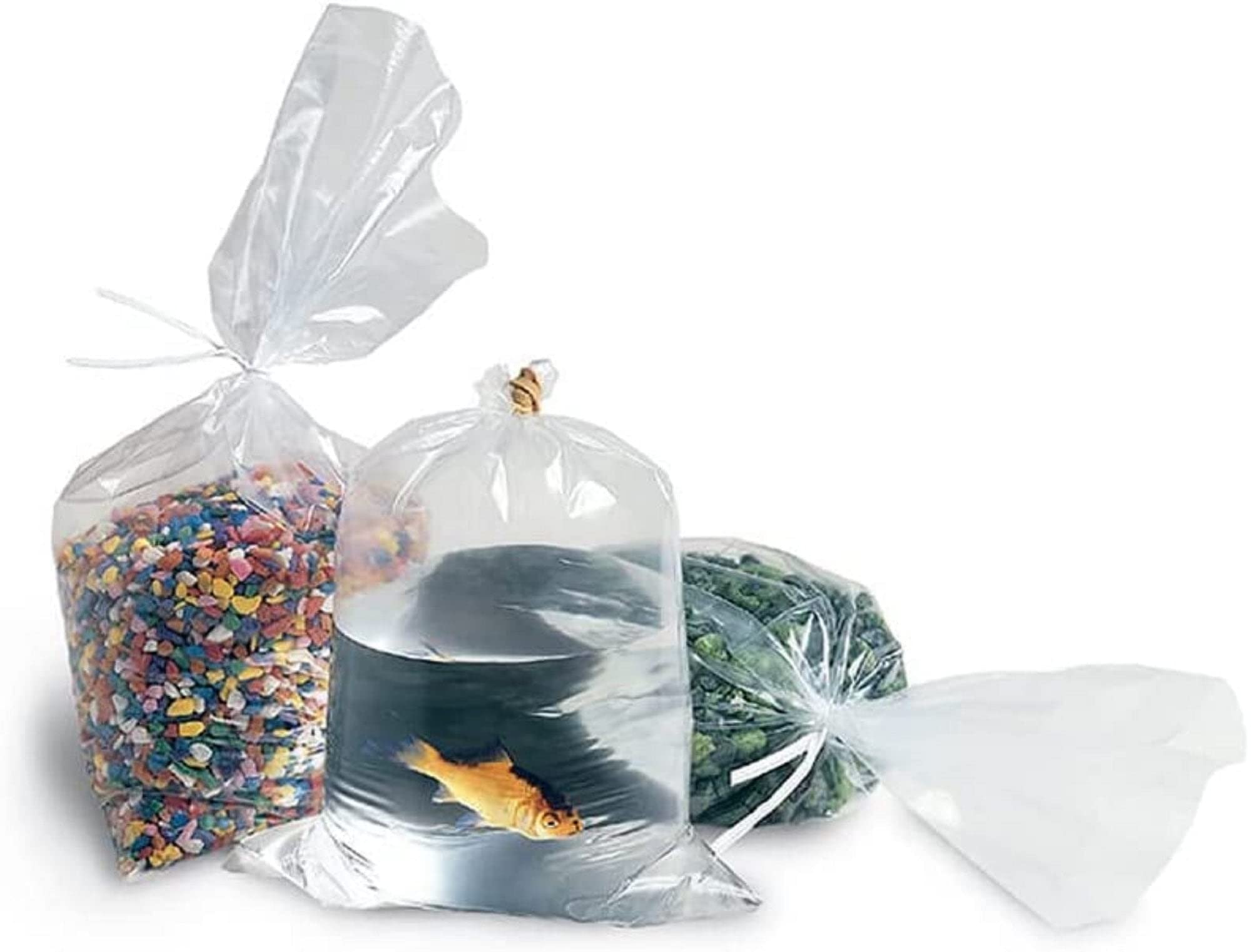 Clear Flat Poly Bags 20x30 Inches - 6Mil Thick (50 Pack) | Durable LDPE Plastic Packaging for Shipping, Storage & Retail | Resealable Open Top Design | Perfect for Crafts, Apparel, Food & Small Business Packaging
