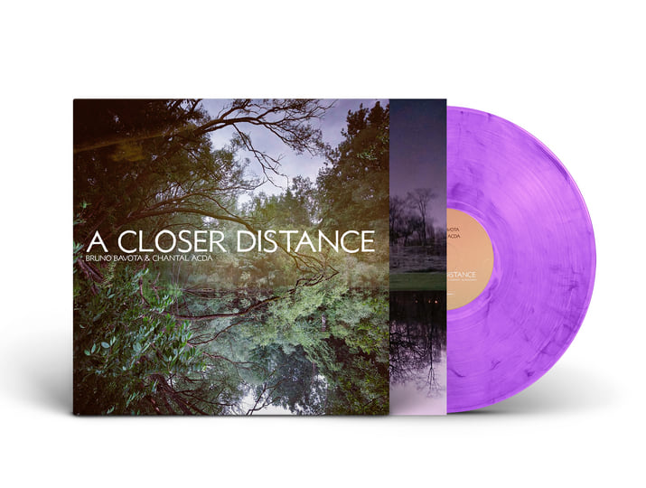 Bruno Bavota & Chantal Acda - A Closer Distance Purple Vinyl LP | Limited Edition Record for Jazz & Classical Music Lovers | Perfect for Relaxation, Dinner Parties & Vinyl Collectors
