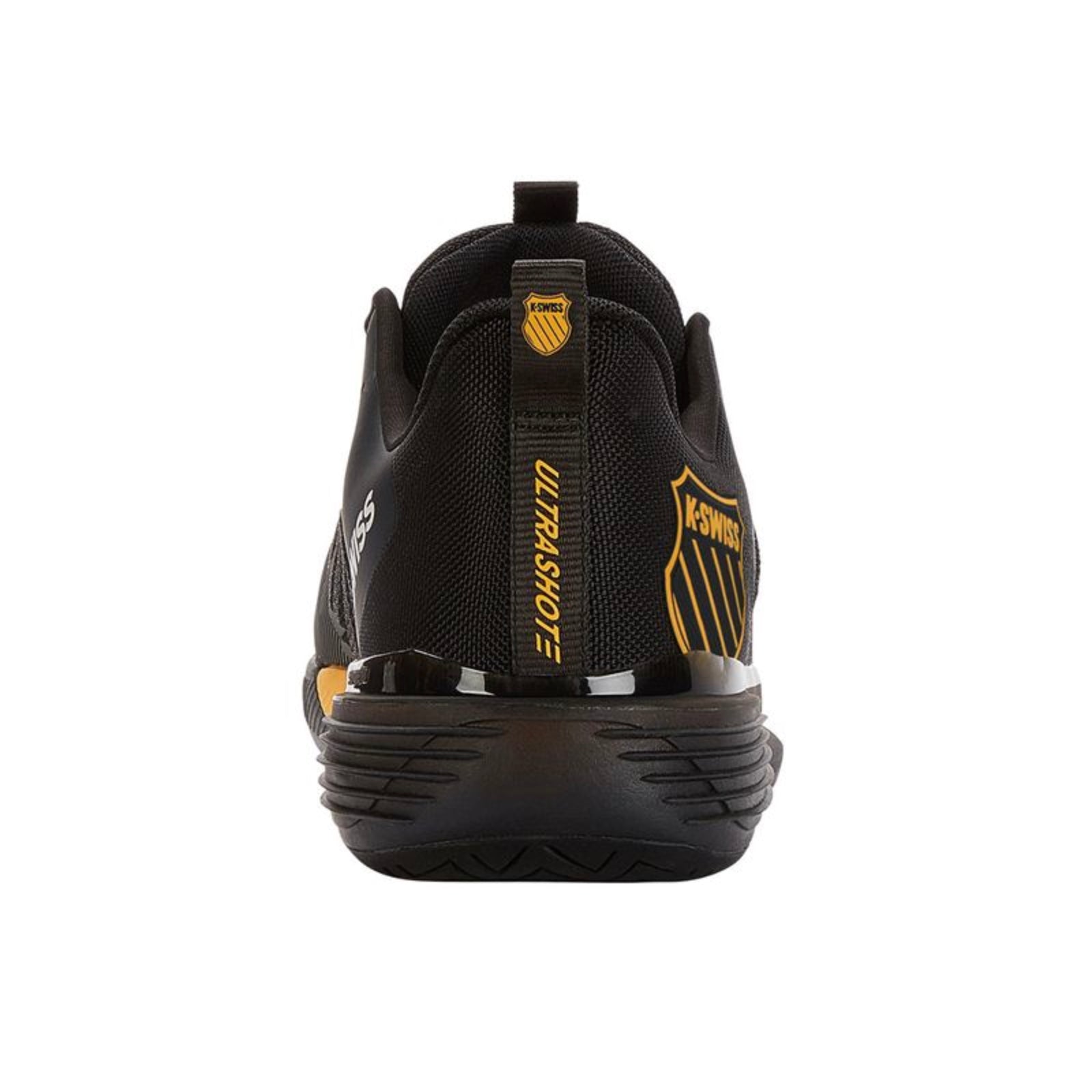 K Swiss Ultrashot 3 Men's Tennis Shoes - Black & Yellow (6988 071) | Lightweight Performance Court Shoes for Competitive Play & Training