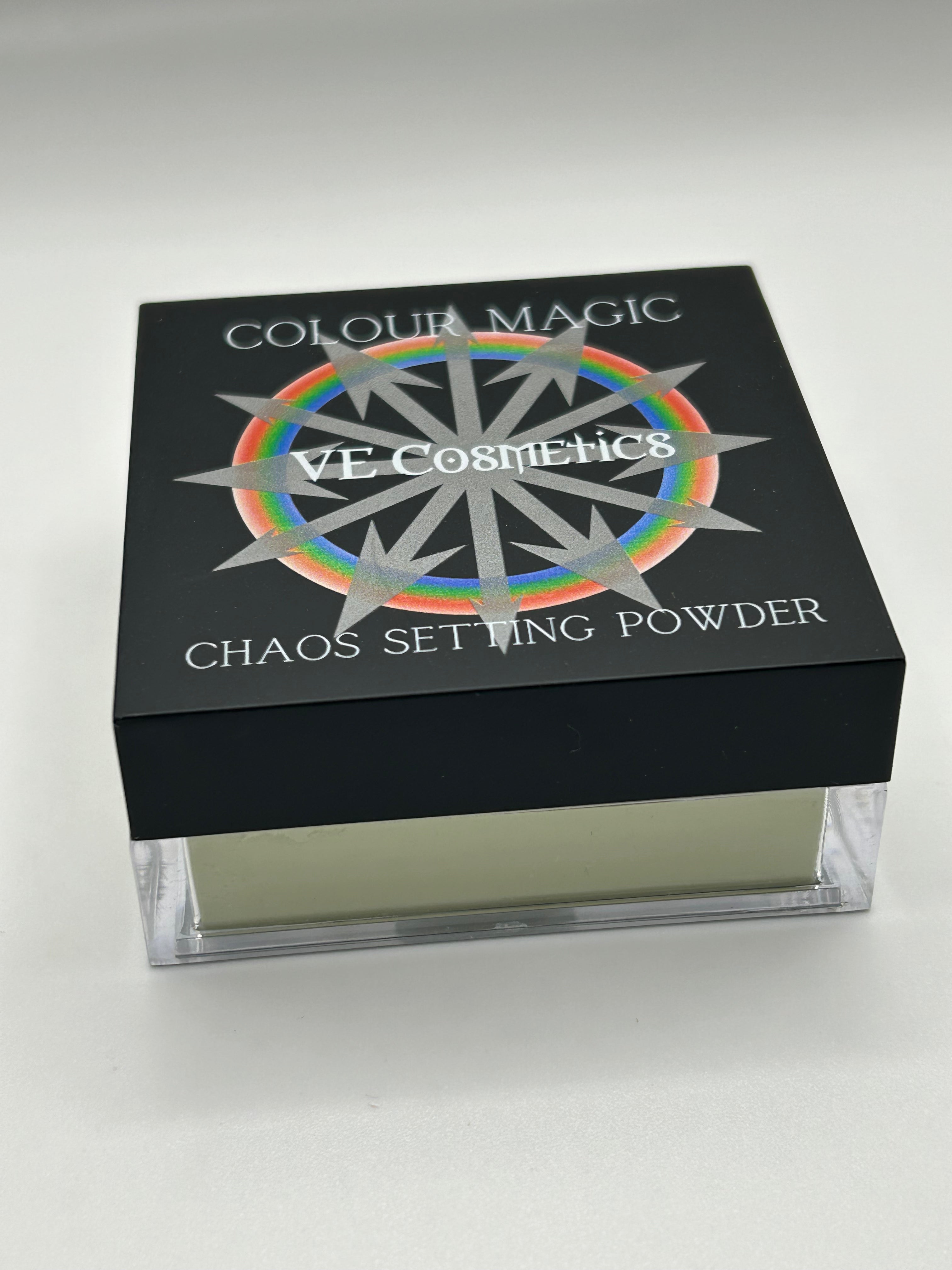 Green Chaos Matte Setting Powder 15g - Oil Control & Long-Lasting Makeup Finish | Perfect for Daily Wear & Special Occasions