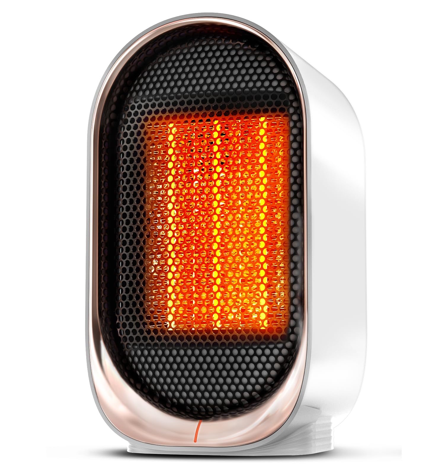 Energy Efficient Electric Heater - Portable Mini Space Heater for Indoor Use | Safe Ceramic Heater with Overheat & Tip-Over Protection | Perfect for Office, Home, Garage & Patio | Fast Heating Desk Heater for Winter Comfort