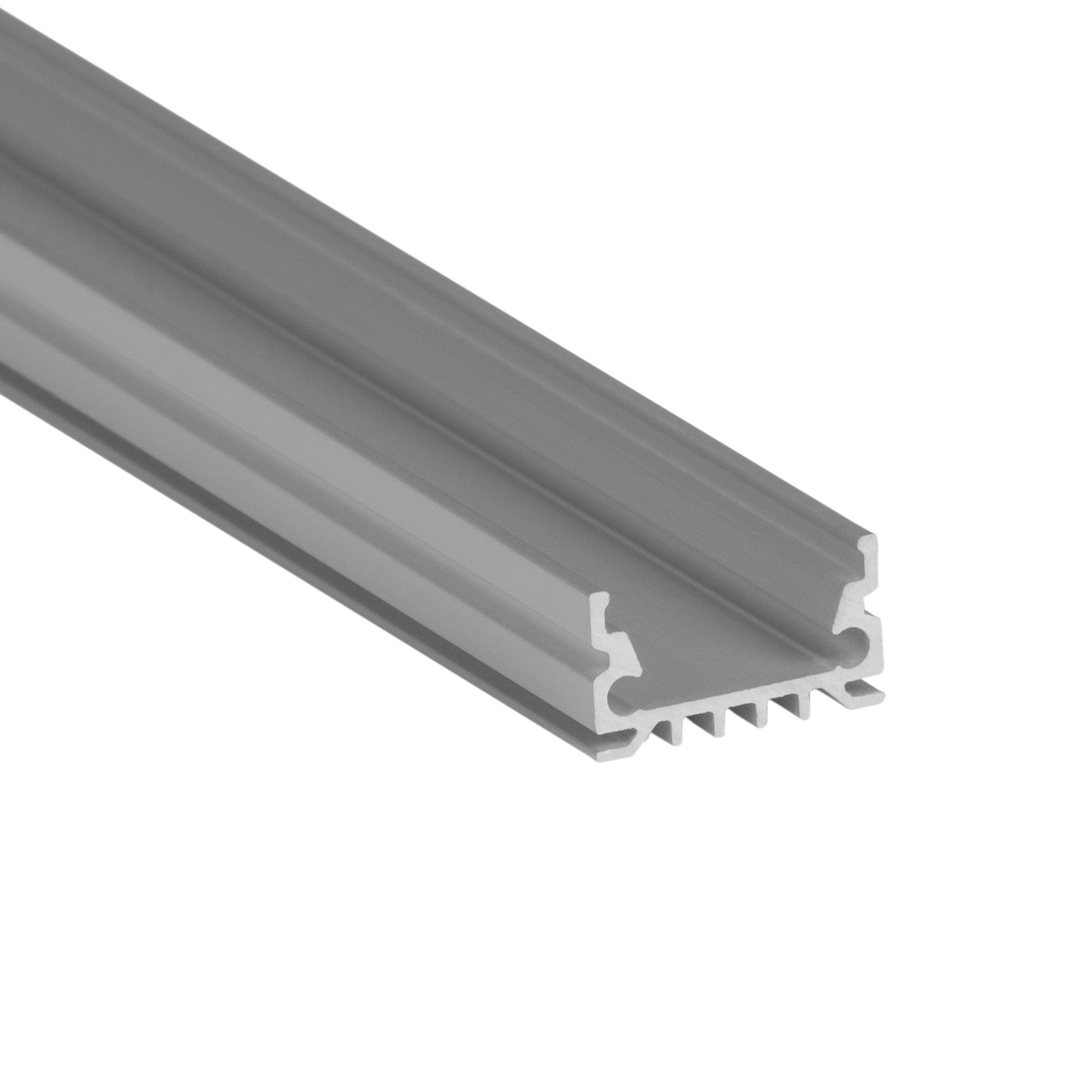 LEDPROFILES 5-Pack 8ft (2.4Meter) U-Shaped LED Aluminum Channels with Frosted Arc Diffusers, End Caps & Mounting Accessories - 967 Series LED Profile Extrusion for Home, Office & Commercial Lighting Installation
