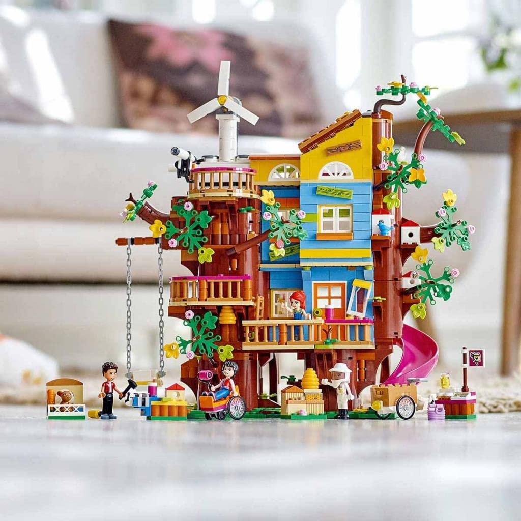 LEGO 41703 Friends Friendship Tree House Building Toy Set with Mini Dolls MIA & River - Educational STEM Toy for Kids Ages 8+ - Perfect for Birthday Gifts, Creative Play & Room Decor