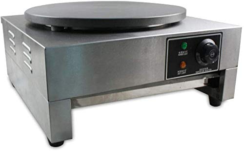 16-Inch Electric Crepe Maker - 3000W 110V Non-Stick Pancake Griddle with Wooden Spatula for Home & Commercial Use - Perfect for Breakfast, Brunch, and Dessert Creations - US Stock Fast Shipping