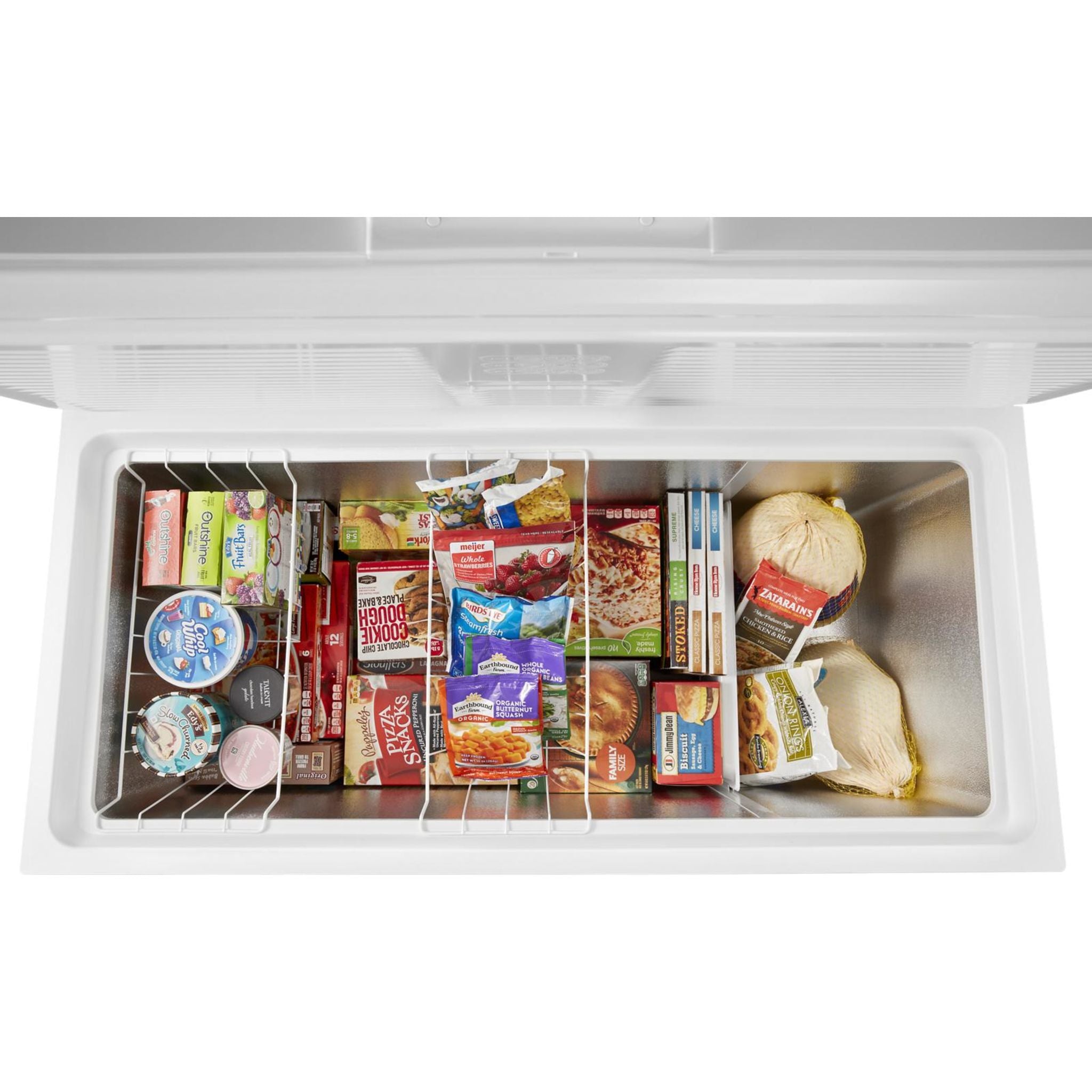 Amana AQC0902LW 9 Cubic Feet Chest Freezer - Energy Efficient White Deep Freezer for Home, Garage & Restaurant Use - Perfect for Frozen Food Storage & Bulk Meal Prep