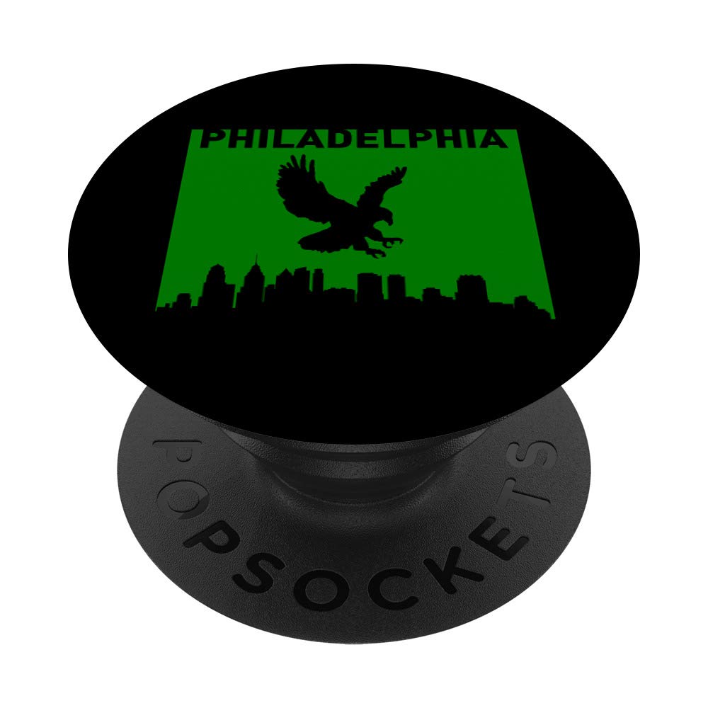 Philadelphia Skyline Eagle PopSockets PopGrip - Swappable Phone Grip for iPhone & Android | Perfect for Commuting, Travel & Hands-Free Use