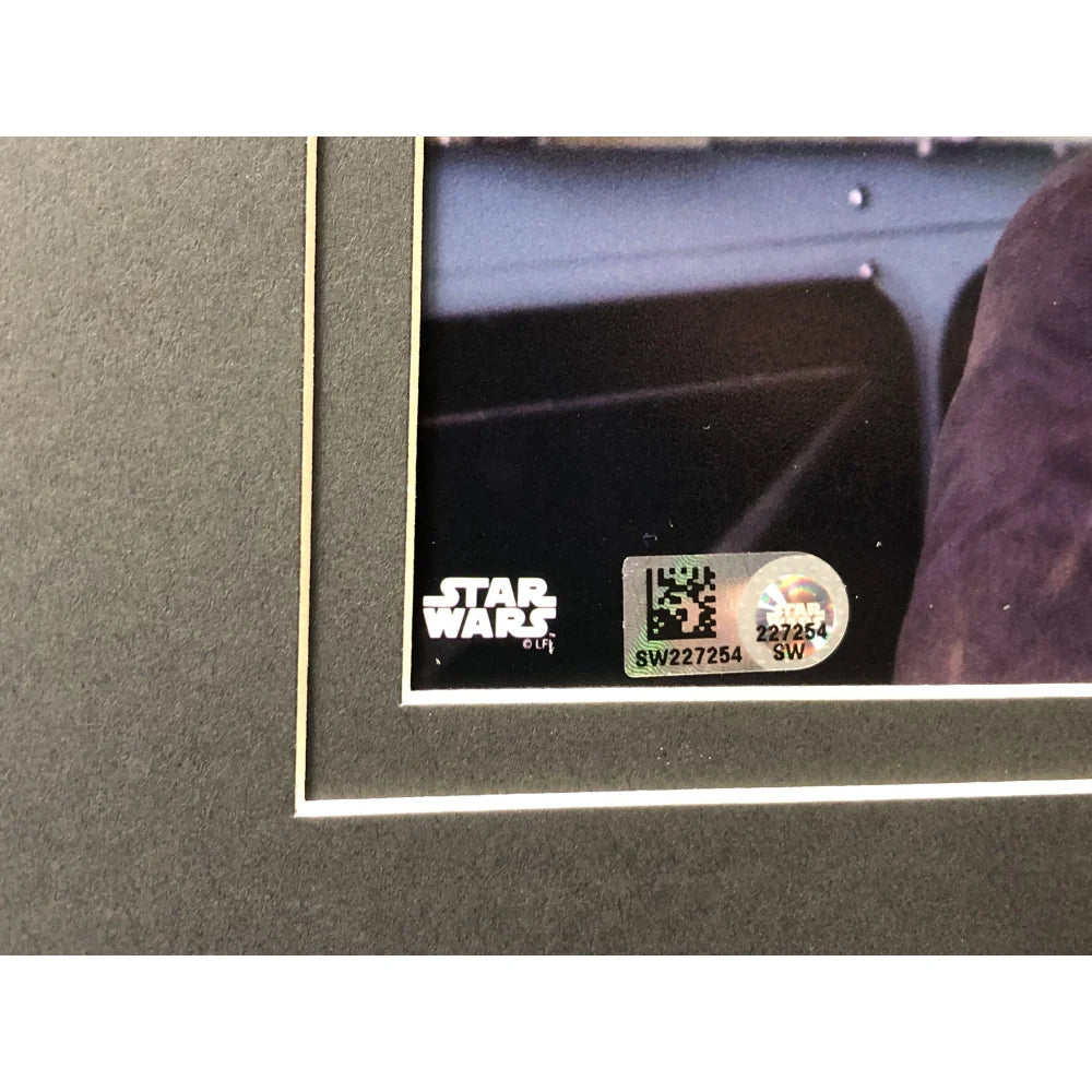 John Boyega Signed Star Wars 11x14 Photo - Framed Finn Autograph with Topps COA - The Force Awakens Collectible - Perfect for Star Wars Fans Display & Memorabilia Collection