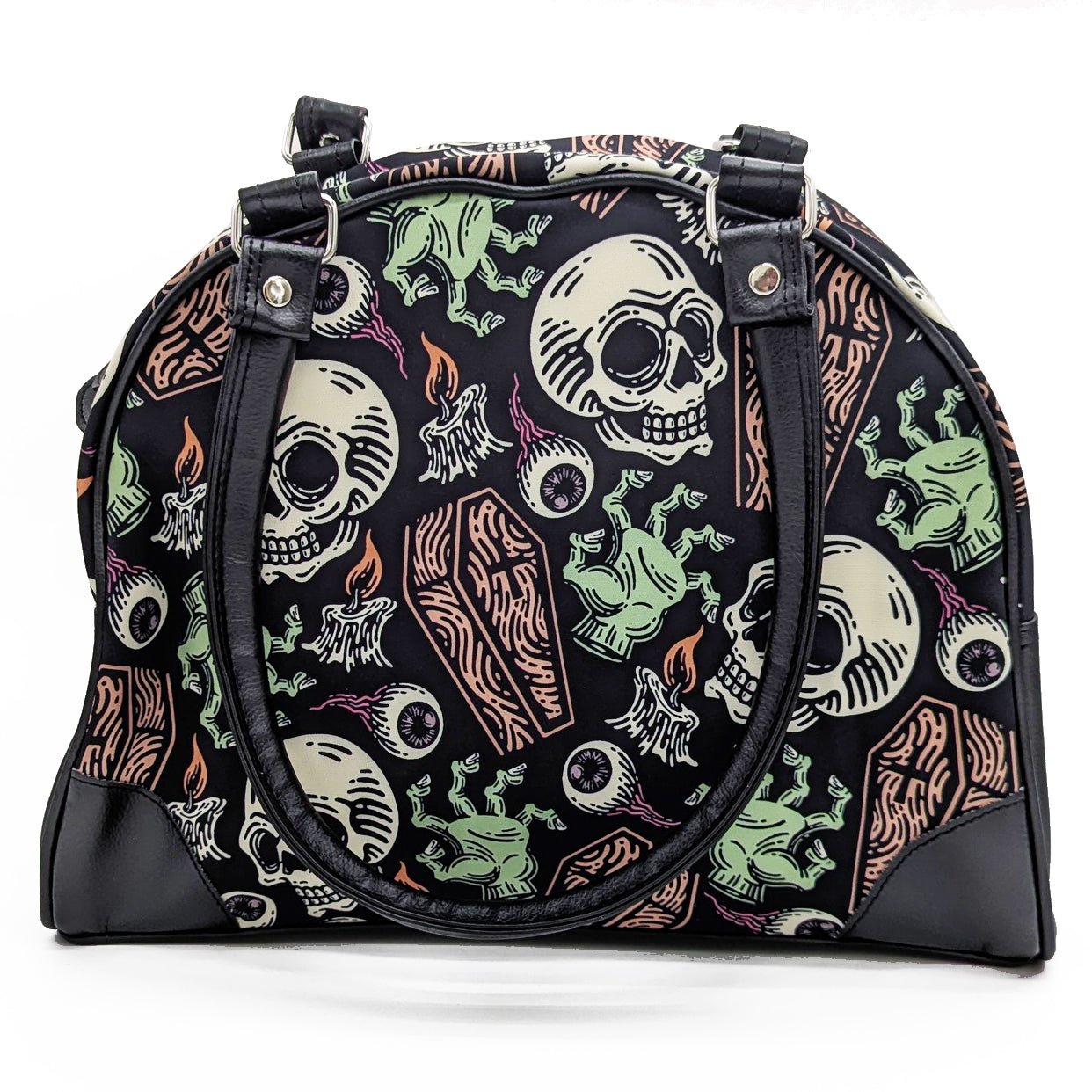 Gothic Coffin & Skull Crossbody Bag for Women - Unique Halloween, Gothic Fashion Accessory - Perfect for Parties, Cosplay & Dark Aesthetic Outfits