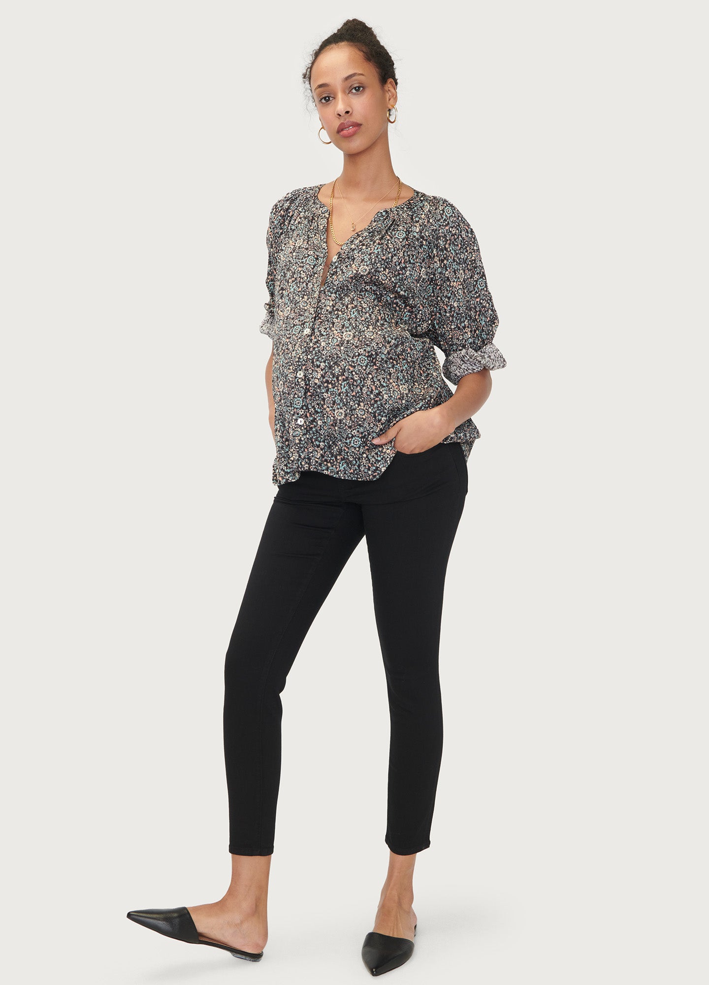 Best Slim Maternity Jeans for Pregnant Women - Comfortable Stretch Denim Pants for Everyday Wear & Office Outfits