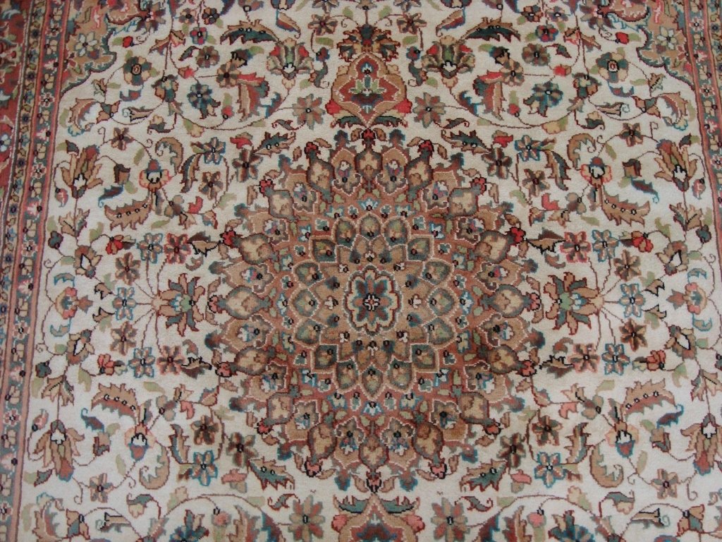 AL AHMEDANI LINEN Hand Knotted Area Rug - Premium Handmade Linen Rug for Living Room, Bedroom & Home Decor
