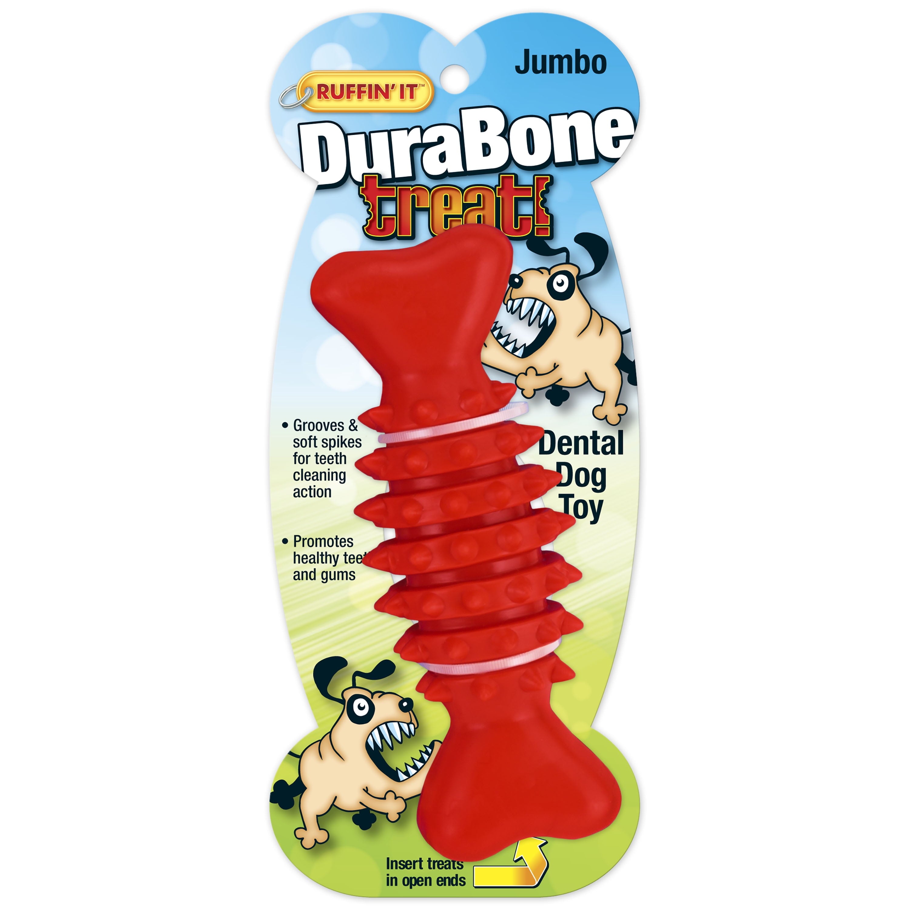 Durable Dog Bone Shaped Dental Chew Toy for Teeth Cleaning & Fresh Breath - Best for Aggressive Chewers & Puppy Teething Relief