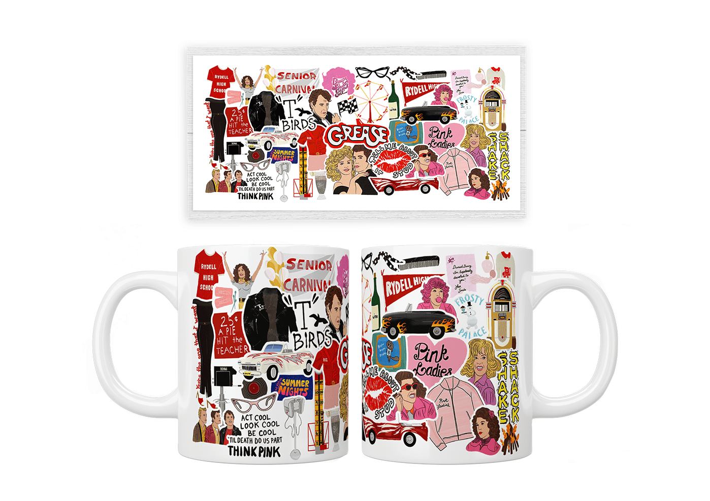 Non-Slip Grease Stickers for Coffee Mugs - Premium Grip Decals for Smooth Surfaces - Perfect for Office, Home & Travel Use