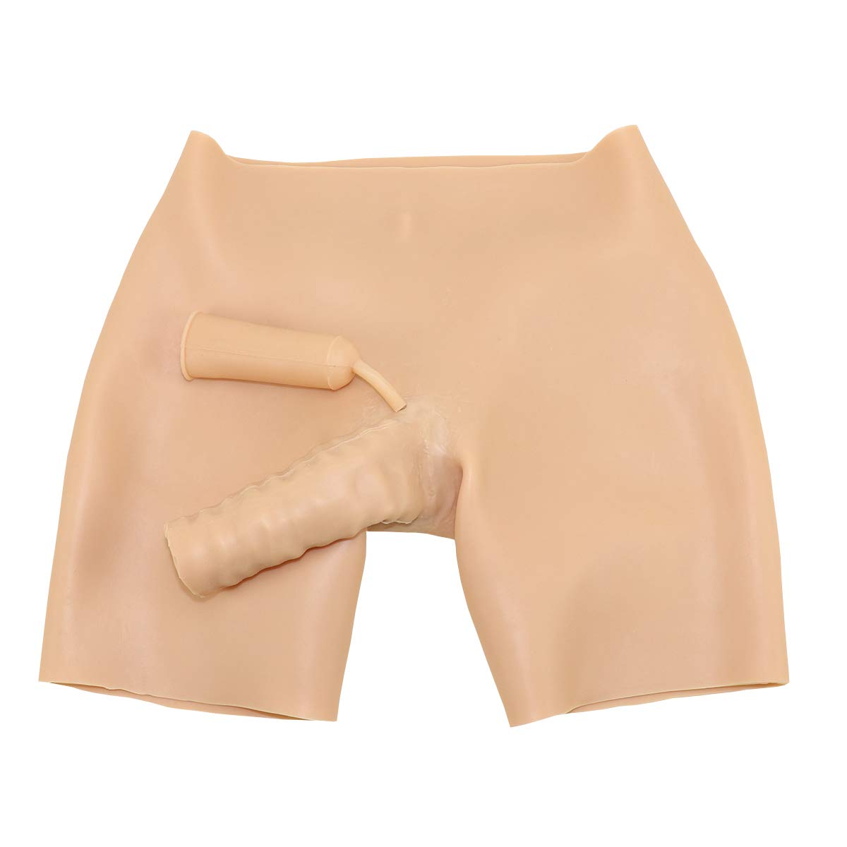 Realistic Crossdressing Briefs with Hip Enhancer & Waist Shaping - Fake Vagina & Buttocks for Cosplay, Drag Shows & Gender Transformation
