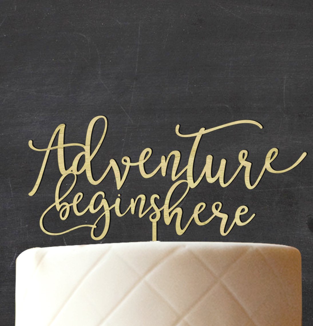 Personalized Rustic Wedding Cake Topper - Custom 8-9 Inch Handmade Cake Decoration for Rustic, Country & Outdoor Weddings - Perfect for Anniversary, Engagement & Special Occasions