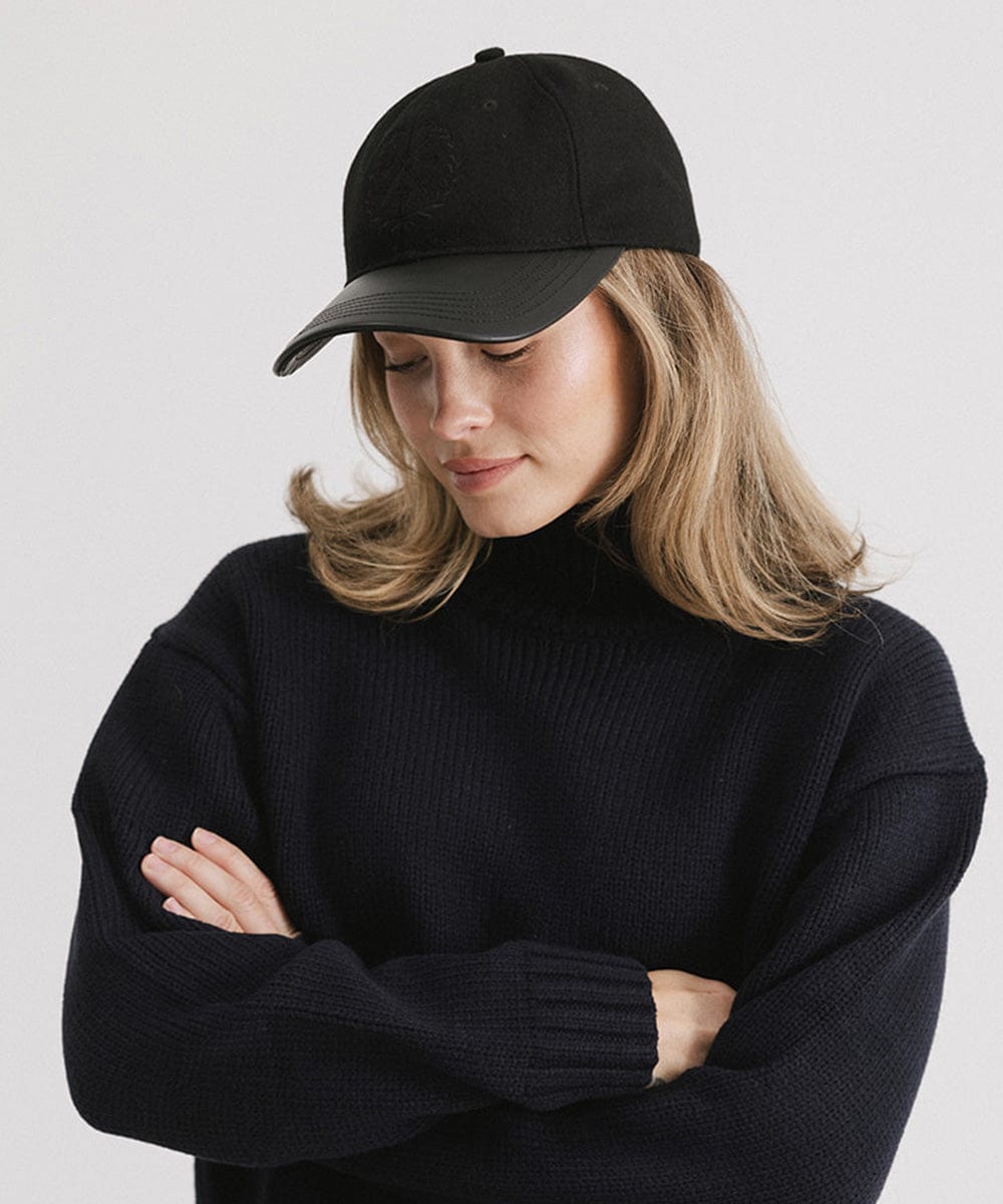 Premium Aven Leather Baseball Cap for Men & Women - Stylish & Durable Leather Hat for Outdoor, Travel & Casual Wear
