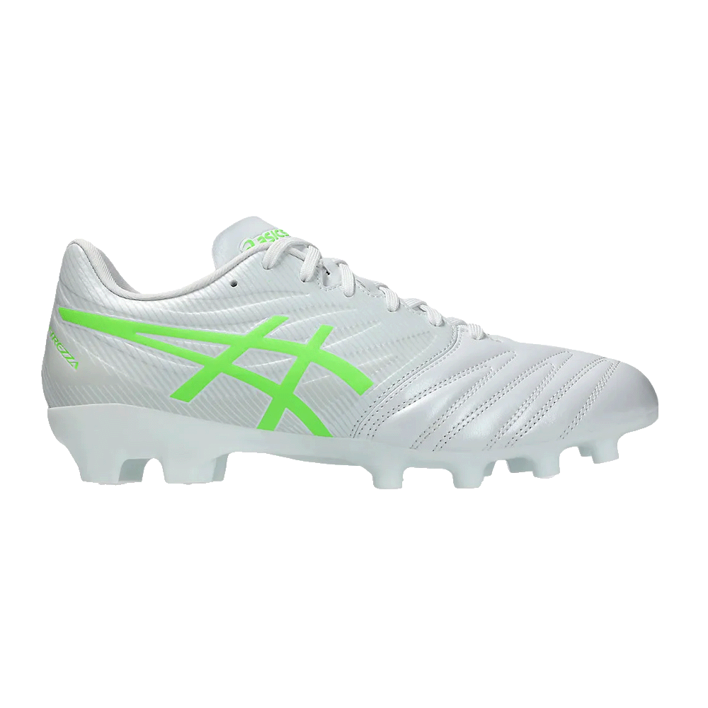 ASICS Ultrezza Club 3 FG Soccer Cleats - White/Green Gecko - Firm Ground Football Shoes for Men - Perfect for Training & Match Play