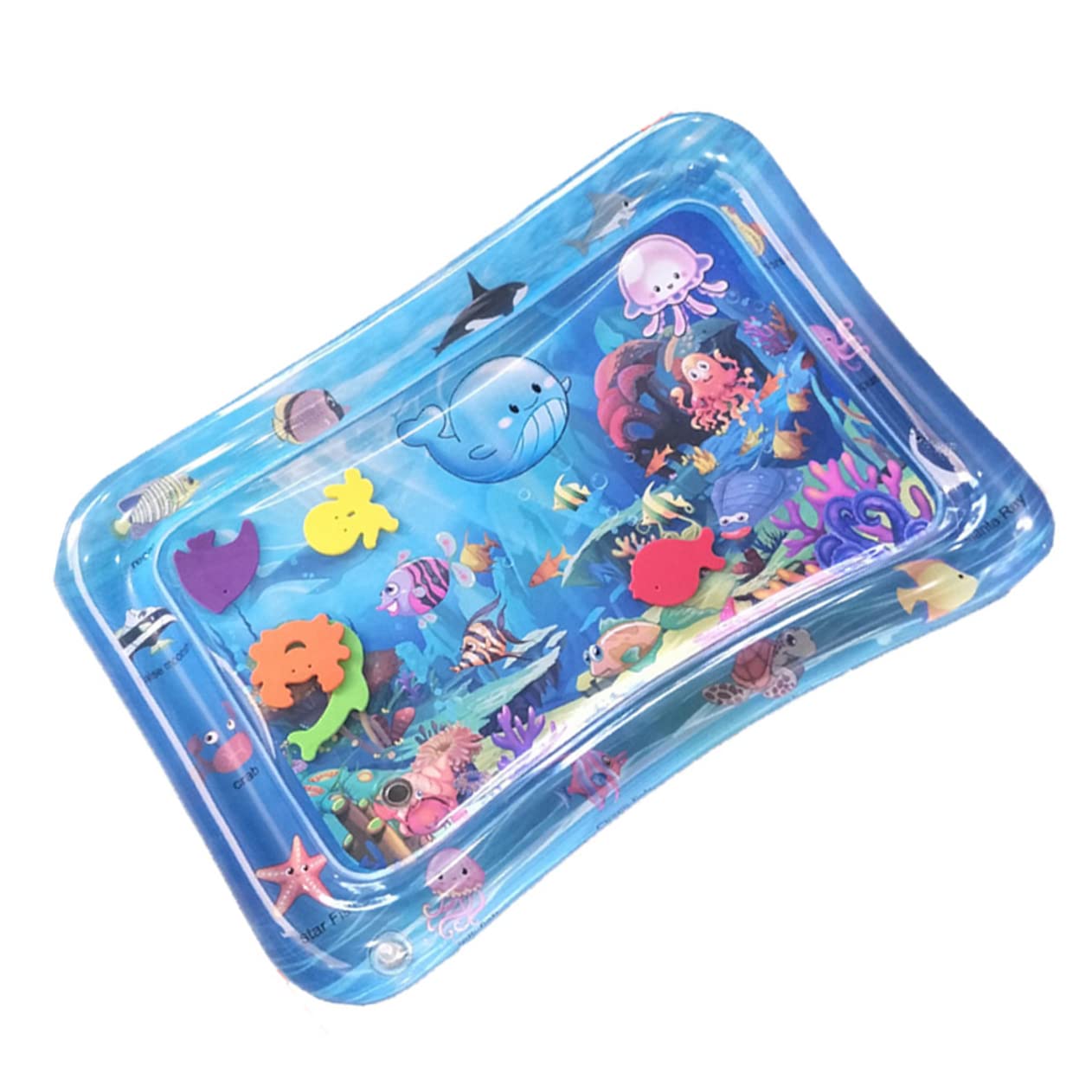 HEMOTON Inflatable Water Play Mat - Creative Crawling Pad for Kids, Non-Slip Water Cushion Toy for Toddlers, Fun Outdoor & Indoor Activity for Summer Backyard, Pool, Beach Play