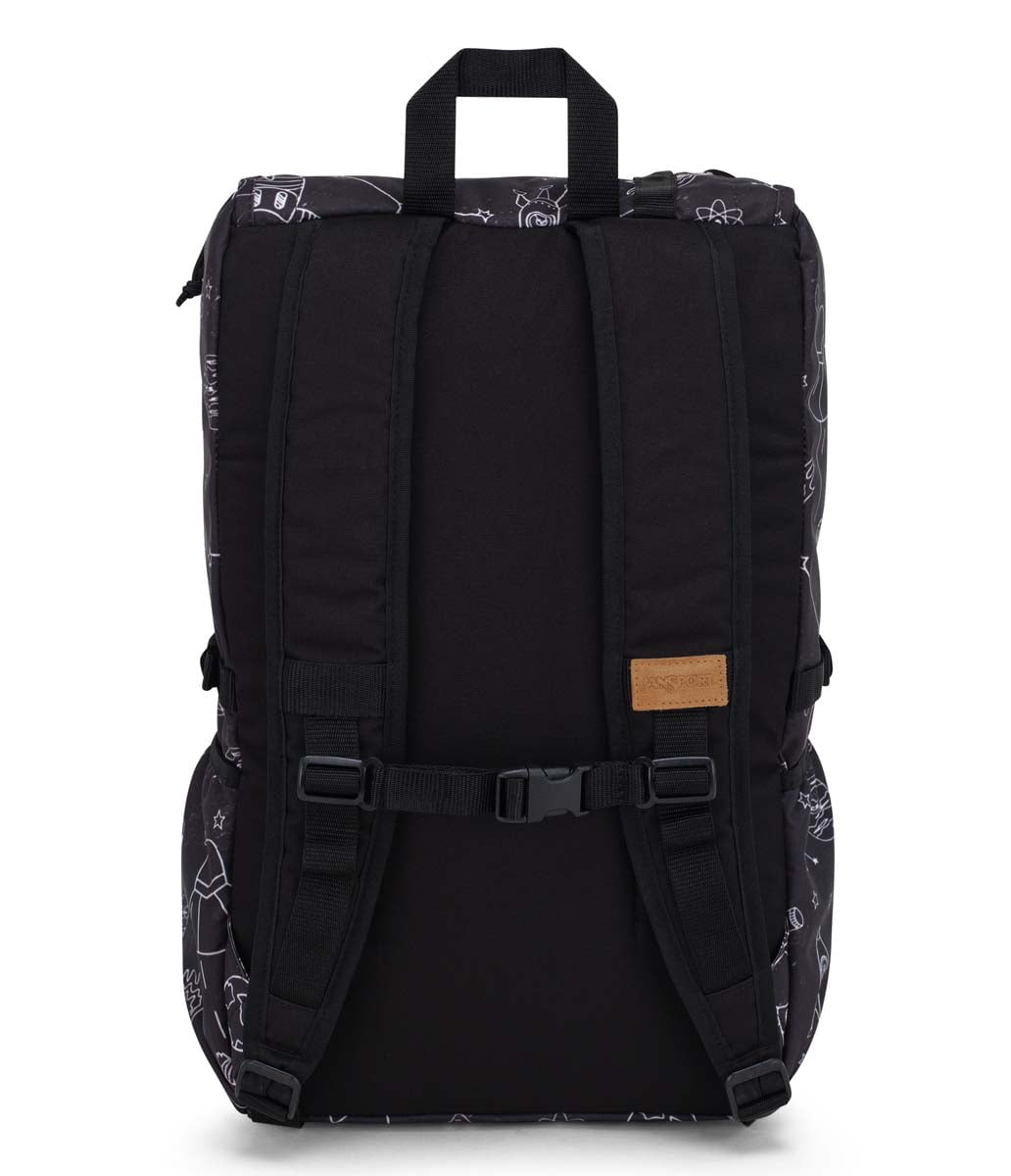 JanSport Hatchet Backpack - Lightweight Laptop Backpack for School & Travel - Durable 15.6 Inch College Backpack with USB Charging Port - Perfect for Students, Commuters & Outdoor Adventures (Cosmic City Design)
