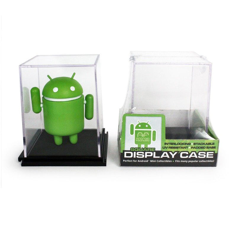 Premium Android Foundry Display Case - Square Design (1 Piece) - Perfect for Showcasing Collectibles & Electronics