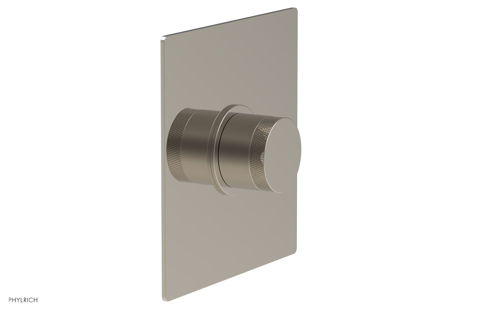 BASIC II Pressure Balance Square Shower Plate with Knurled Handle Trim 4 184 - Perfect for Modern Bathroom Renovations & Spa-Like Shower Experience