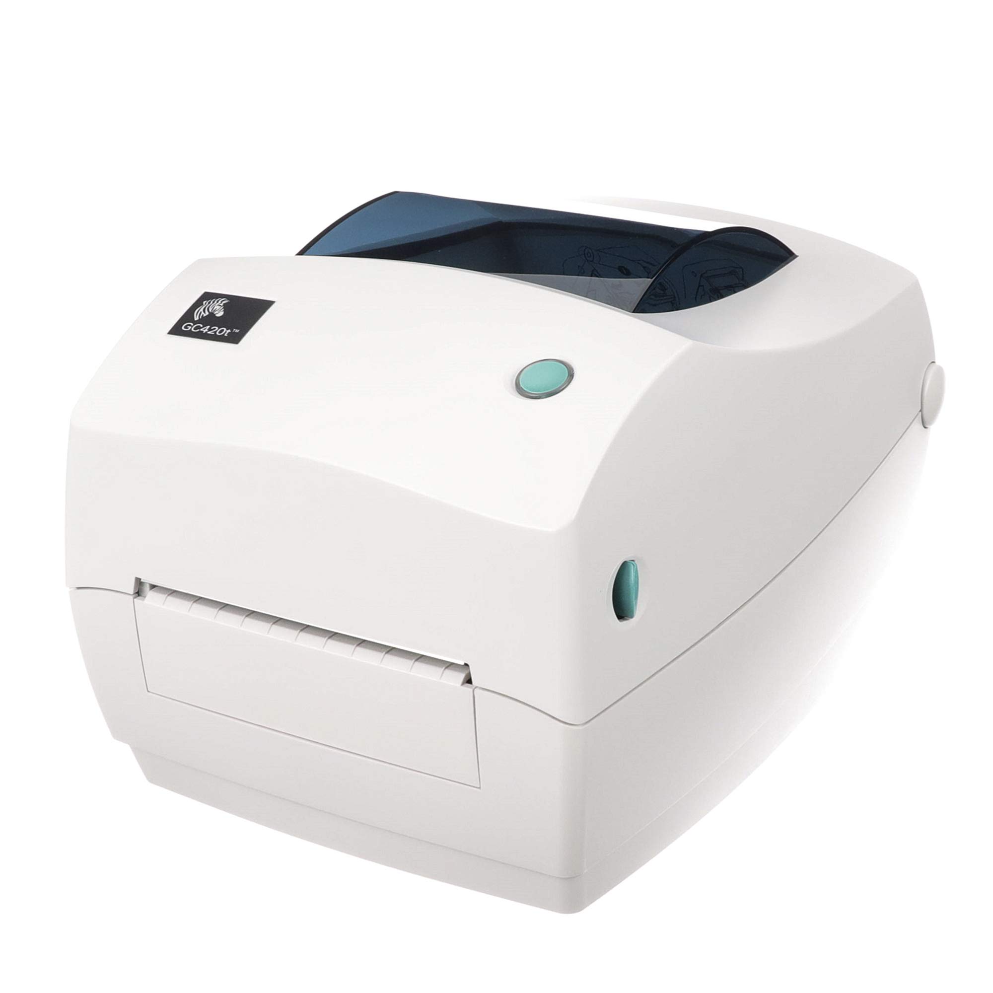 ZEBRA GC420t 4-Inch Thermal Transfer Desktop Printer - USB, Serial & Parallel Port Connectivity (GC420-100510-000) for Shipping Labels, Barcode Tags & Retail Receipts