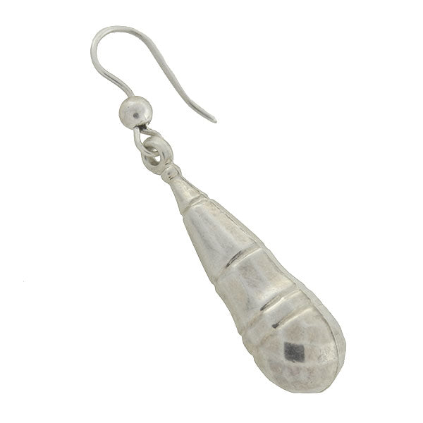 Victorian Style Sterling Silver Teardrop Drop Earrings for Women - Elegant Dangle Jewelry for Parties, Weddings & Special Occasions