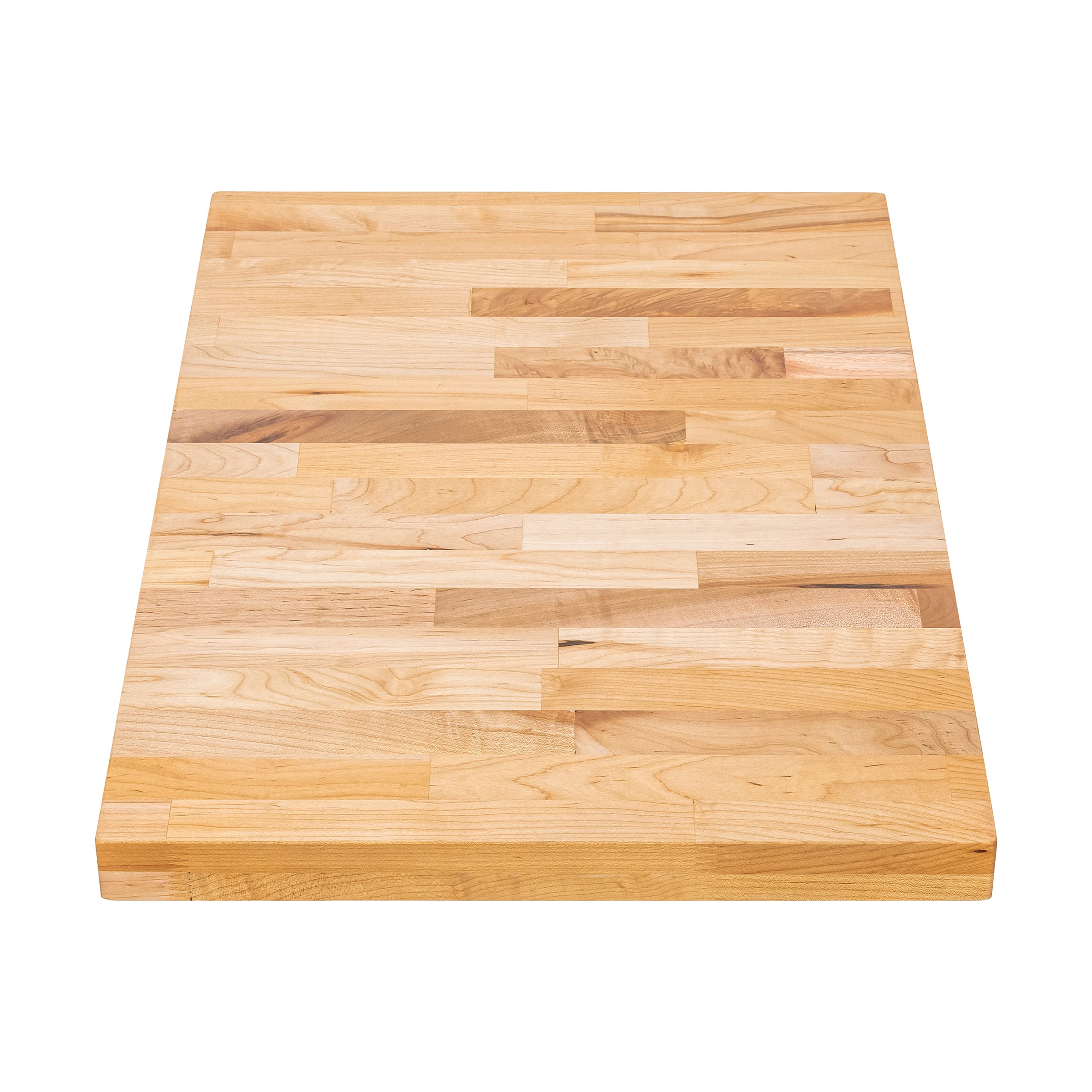 DuraSteel 30x18 Maple Butcher Block Countertop - Natural Wood Kitchen Island, Work Table, Coffee Bar Top - Optional Base Legs for Home, Restaurant & Commercial Use