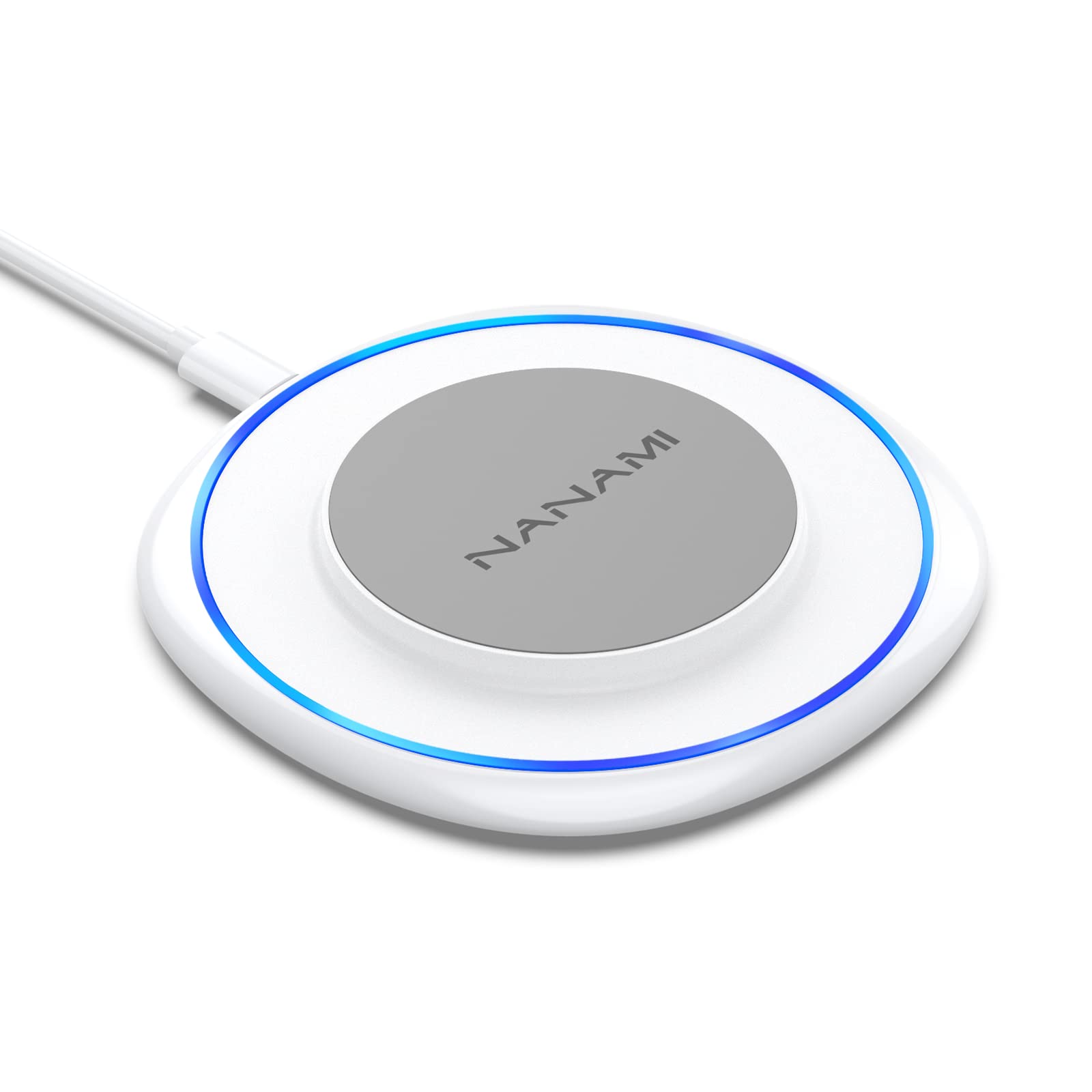 NANAMI Magnetic Wireless Charger Pad - Fast MagSafe Charger for iPhone 16/15/14/13/12 Series (Pro Max/Pro/Plus) | Perfect for Home, Office & Car Use