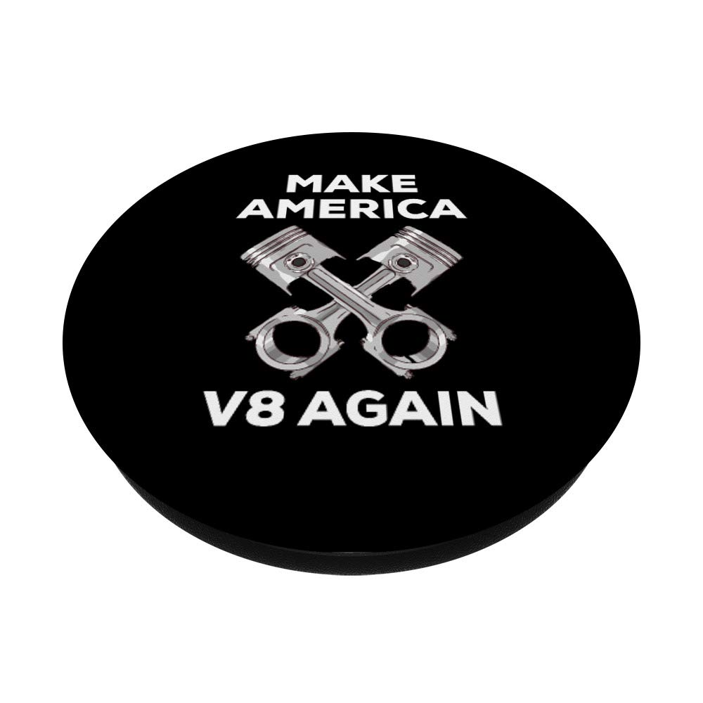 V8 Muscle Car PopGrip - Swappable Phone Grip for Racing Fans