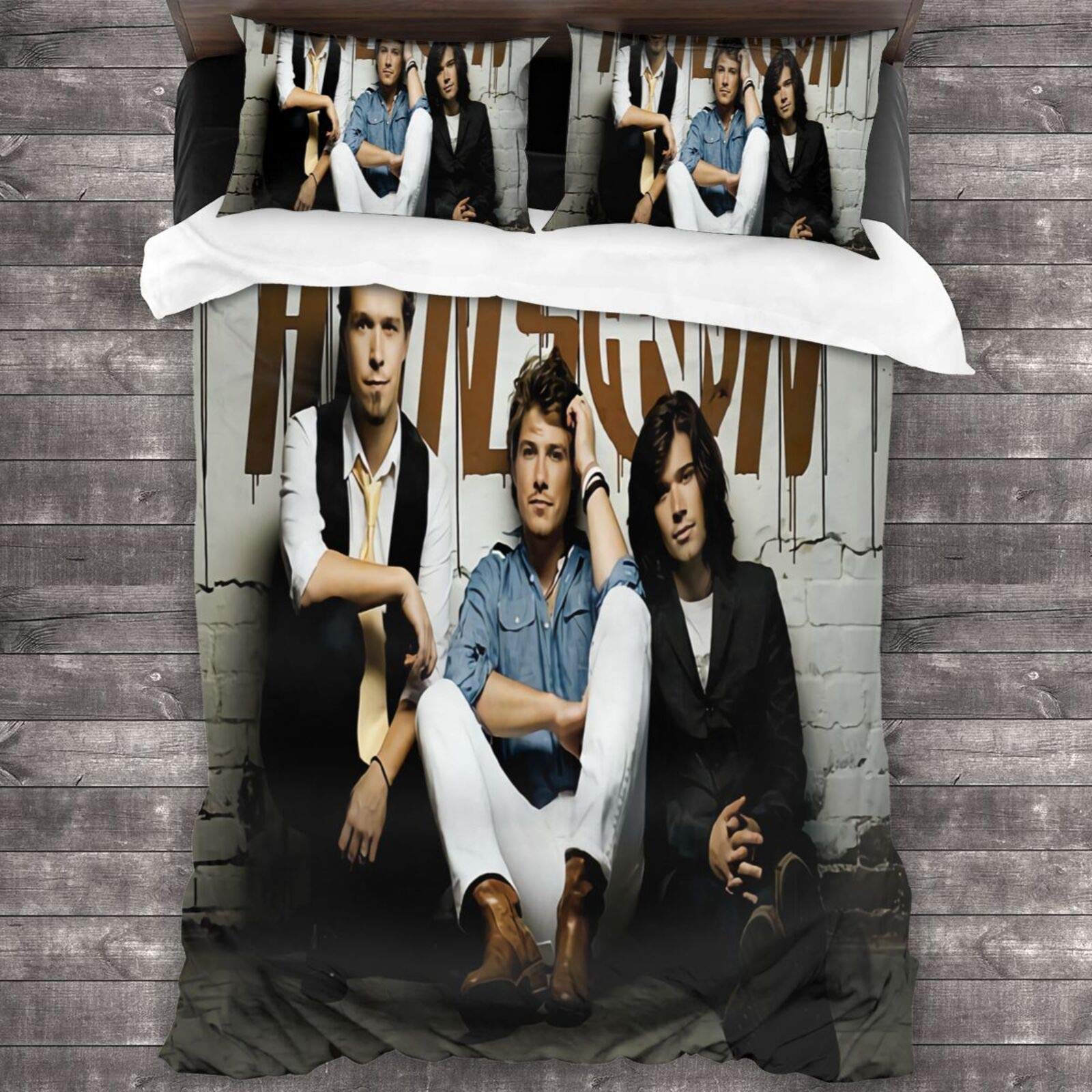 Hanson Band Quilt Cover Set - Full Size 3-Piece Bedding with 2 Pillowcases (20