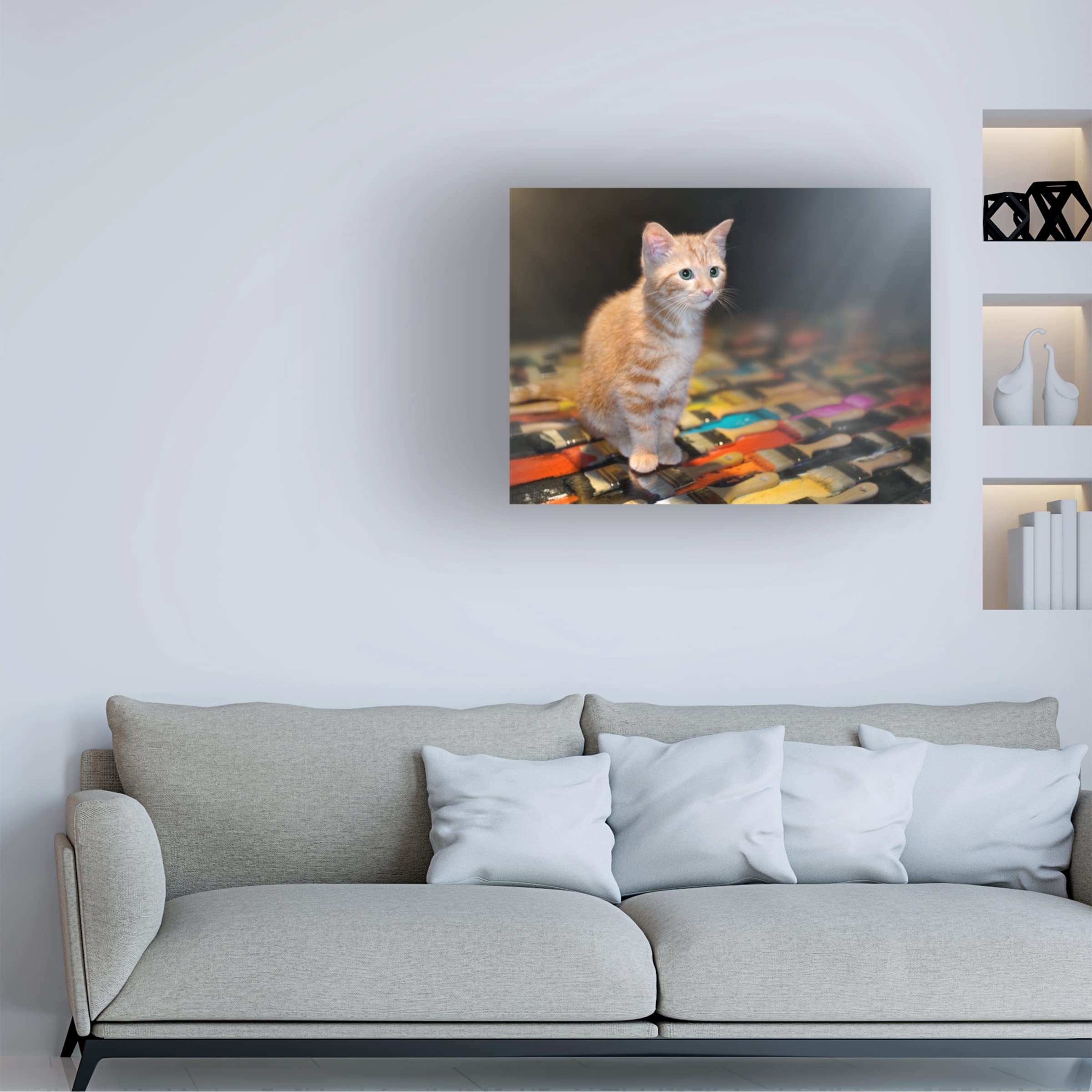 Ben Heine 'Missing You' Canvas Wall Art Print - Romantic Home Decor for Living Room, Bedroom & Office - Modern Framed Artwork for Gifts & Interior Design